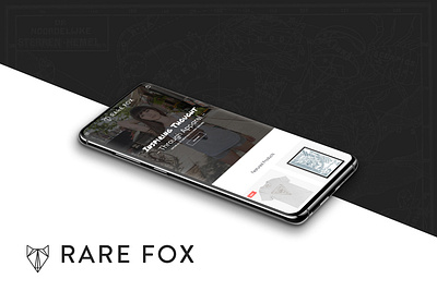 Rare Fox branding design logo ui ux web web design web development