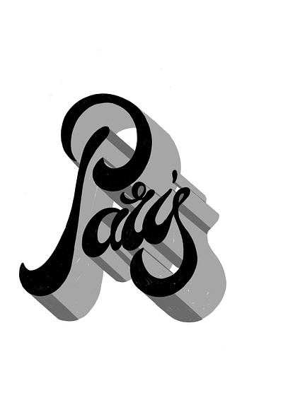 Paris city classic digital drawing illustration lettering paris sketch typography