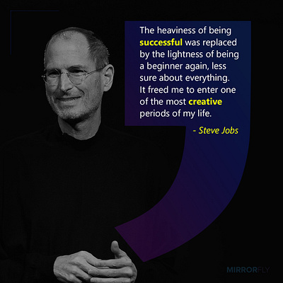 Quotes design illustration steve jobs typography