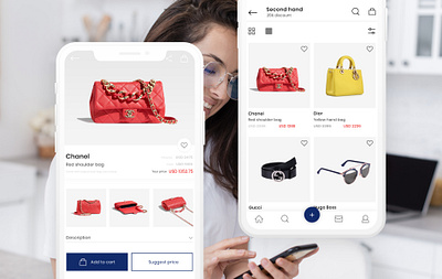 High-Fashion Marketplace app app design application bright design ecommerce app fashion app high fashion mobile ui online store ui ux