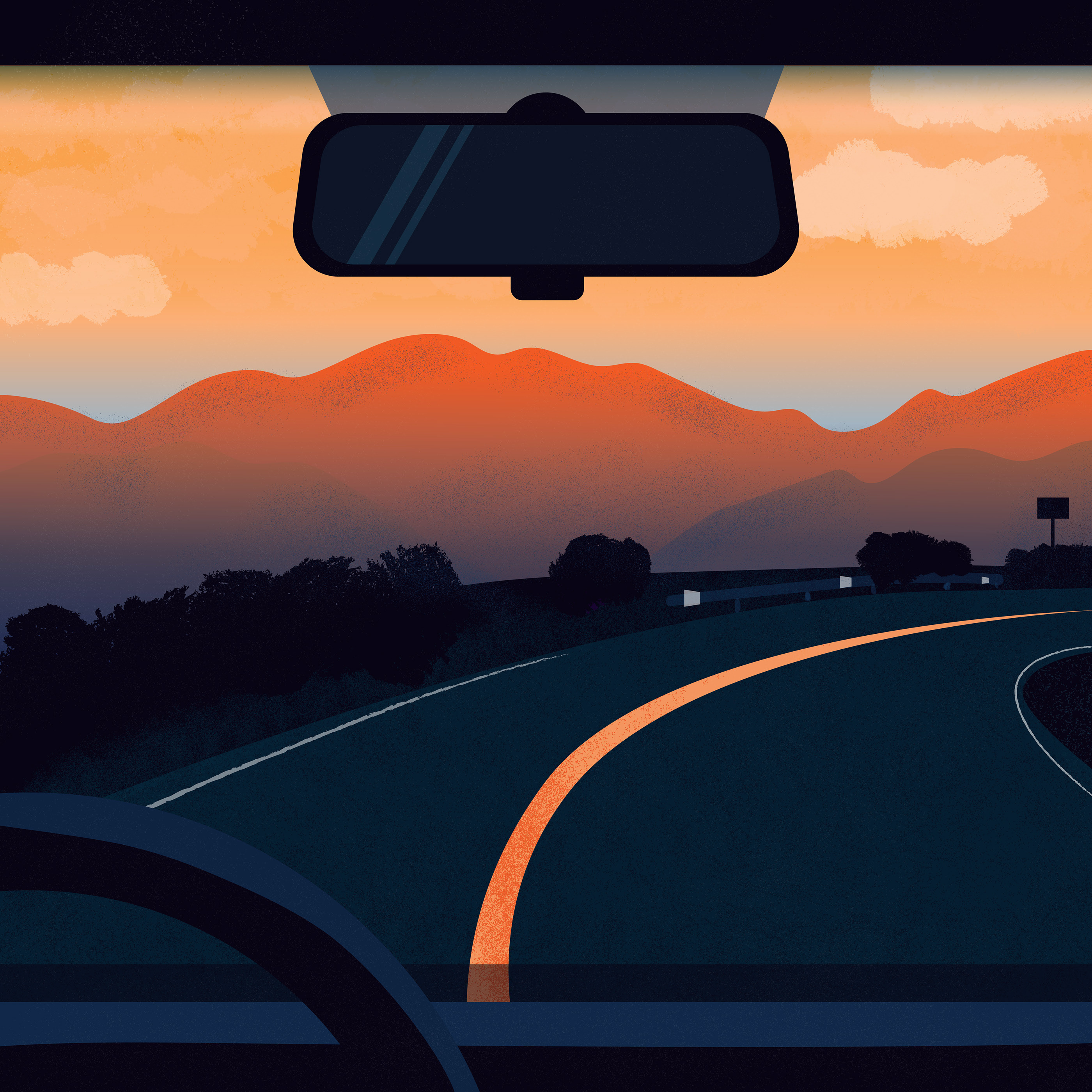Example of On the road