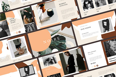 Noire - Google Slides Template advertising branding business clean corporate creative development google design google slide google slide template google slides google slides template minimal multipurpose presentation simple template web design web development website