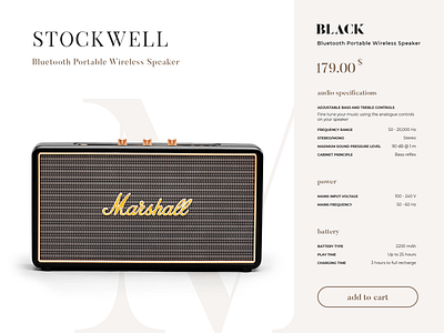 What a sound, what a site... branding concept design designs ecommerce luxury minimal photoshop shop ui web web design