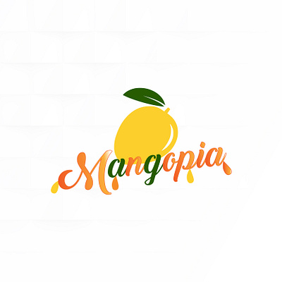 Mango Logo clock logo design illustraion logo logo design