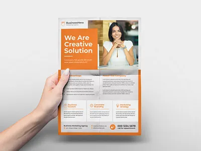 Corporate Flyer advertisement branding business business flyer company corporate corporate branding corporate business flyer corporate design corporate flyer marketing profile promotion