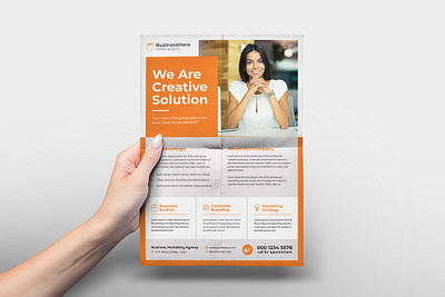 Corporate Flyer advertisement branding business business flyer company corporate corporate branding corporate business flyer corporate design corporate flyer marketing profile promotion