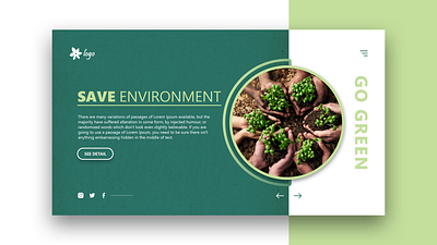 Save Environment. #Grow more trees. design enviroment green illustration photoshop trees ui ux web website