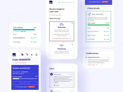 Insurance service system process flow product design ui design user experience user interface ux workshop