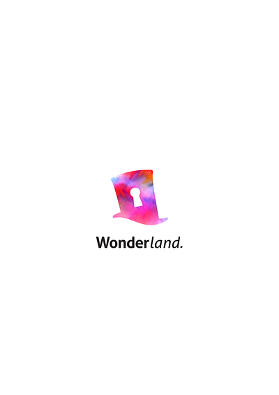 Wonderland color hat key land lock madhatter wonder wonderland