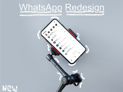 WhatsApp Redesign 2.0 app best design dribbble dribbble best shot illustration mobile mobile app design ui ux