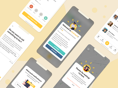 RydeSplit UI design pt. 03 adobe xd animation branding clean ui design illustration interface logo rideshare ridesharing ui ux