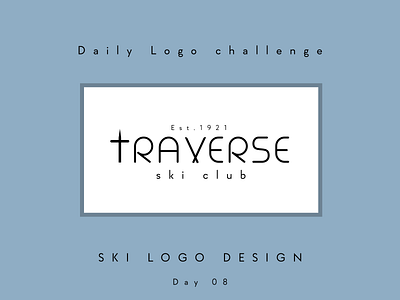 Ski mountain logo daily logo challenge day 08 daily logo design dailylogochallenge dailylogodesign ski club logo ski logo ski mountain