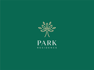 Park Residence building green green logo logo design park residence residential residential complex tree