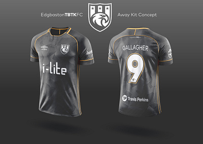 Edgbaston TBTK FC Away Kit Concept branding design football kit graphic design logo sports branding sports logo vector