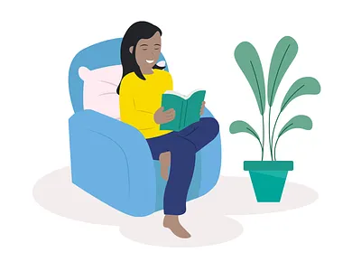 Reading design illustration reading vector