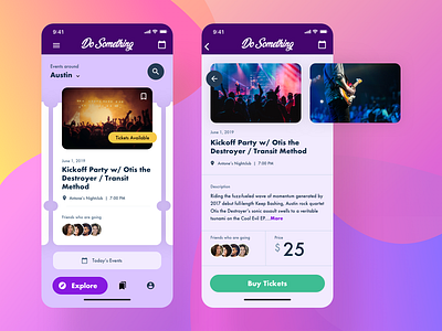 Event Listing dailyui