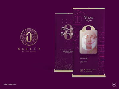 Ashley I Beauty clinic adobe illustrator branding branding design graphic designs identity branding illustration logo