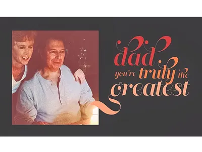 Father’s Day adobe lightroom adobe spark card creative suite dad fathers day typography