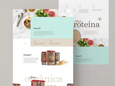 Aveia Quaker breakfast clean family fitness food healthy oat quaker ui uiux website white