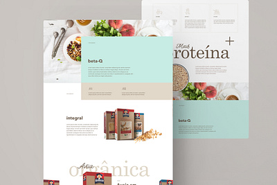 Aveia Quaker breakfast clean family fitness food healthy oat quaker ui uiux website white