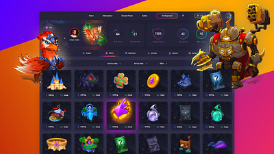 «NDA». Welcome to new Turn-Based Battle RPG app battle booster design design art game game design interface marketplace mental mind product rating rpg selling trade ui userresearch ux uxdesign