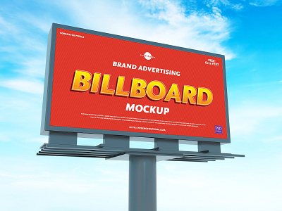 Free Brand Advertising Billboard Mockup billboard billboard mockup branding branding mockup download font free free mockup freebie identity logo mock up mockup mockup free mockup psd mockups print psd stationery template