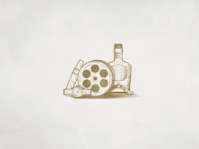 Criticist Illos booze etch illustration