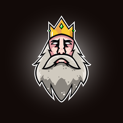 King esport logo branding crown design digital digital art digitalart esportlogo esports gaming gaminglogo illustration illustration art king logo mascot mascotlogo twich