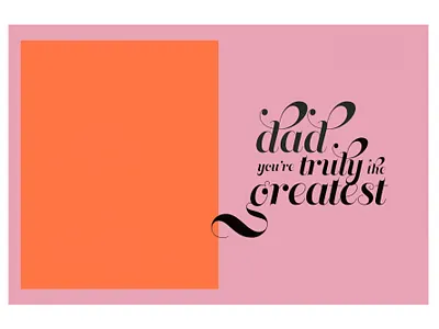 Father's Day / template adobe font adobe lightroom adobe spark card design dad fathers day fathersday font graphic design memorium font retro design vintage design