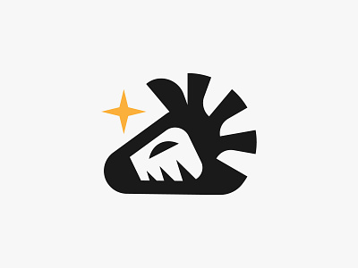 Zebra for "Z" africa animal geometric geometry horse illustration logo mark nature star symbol zebra