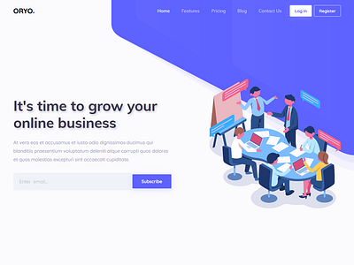 ORYO - Angular 9 Landing Templates angular angular 9 angular template app app template bootstrap4 business form landing pages multipurpose onepage product responsive