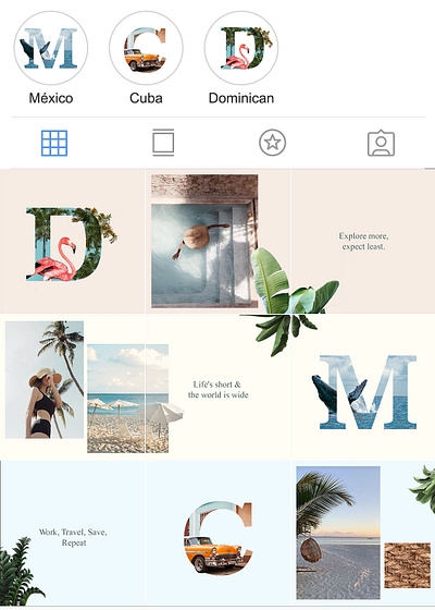 Grid design digitalart grid instagram