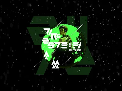 Sci-fi black concept future girl girls green music sci fi sci fi scifi tech logo techno technology vector