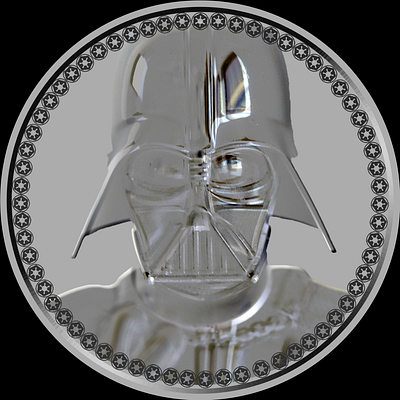 Darth Vader Coin adobe photoshop branding character chromatic concept design icon illustration photomanipulation star wars art