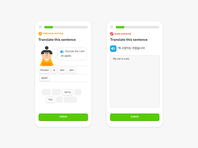 Challenge labels! challenge duolingo indicator language learning lessons mobile progress review