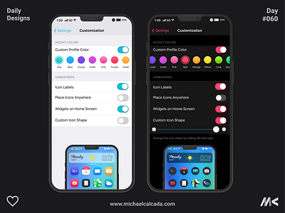 Daily Designs in Quarantine #060 app coronavirus covid19 customization design ios ios 14 ios 14 beta ios 14 concept ios concept ios redesign iphone 12 iphone 12 pro iphone concept personalization redesign ui ux wwdc wwdc 2020