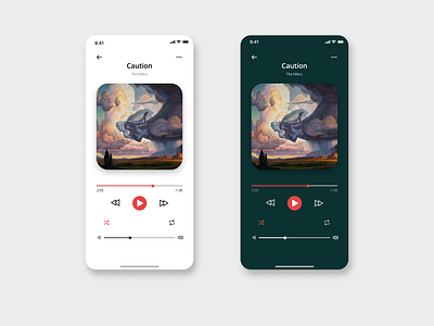 Music Player Design app dailyui design music app music app design music app ui music player ui ux web