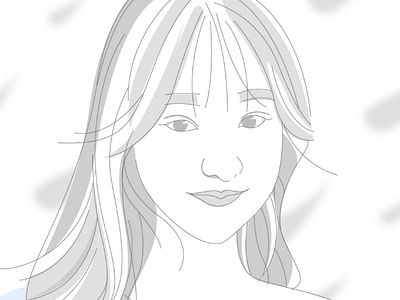 Line Art portrait