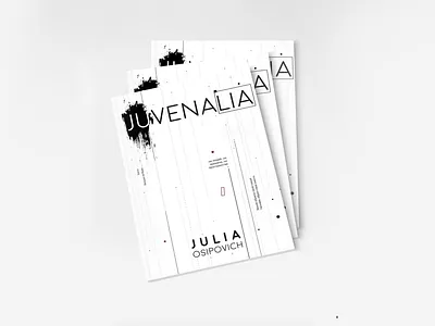 Juvenalia design graphic illustration minimal poster typography