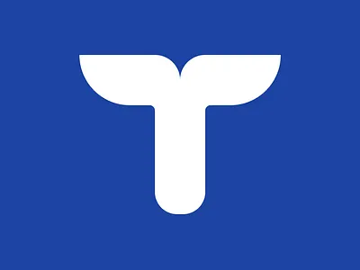 Whale Tail + Y Logo Mark artist design flat graphicdesign icon illustration illustrator logo logodesign vector