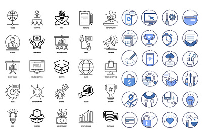 custom flat icon design for web and apps business businesscard design flat flat design flatdesign icon icons marketing minimal web icon