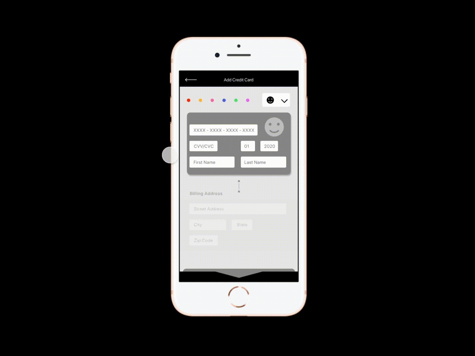 Daily UI 2/100 app card checkout credit credit card payment dailyui dailyuichallenge design mobile nonprofit payment form ui ux web