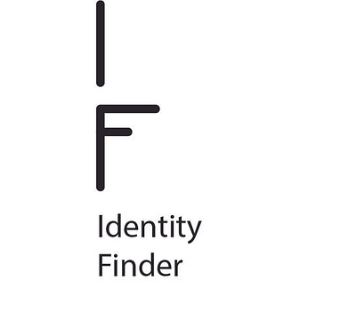 Identity Finder branding illustration logo
