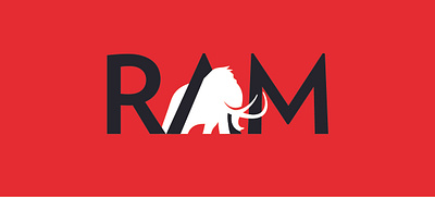 RAM Logo animal animal logo branding elephant illustration logo logo design logotype mammoth vector illustration