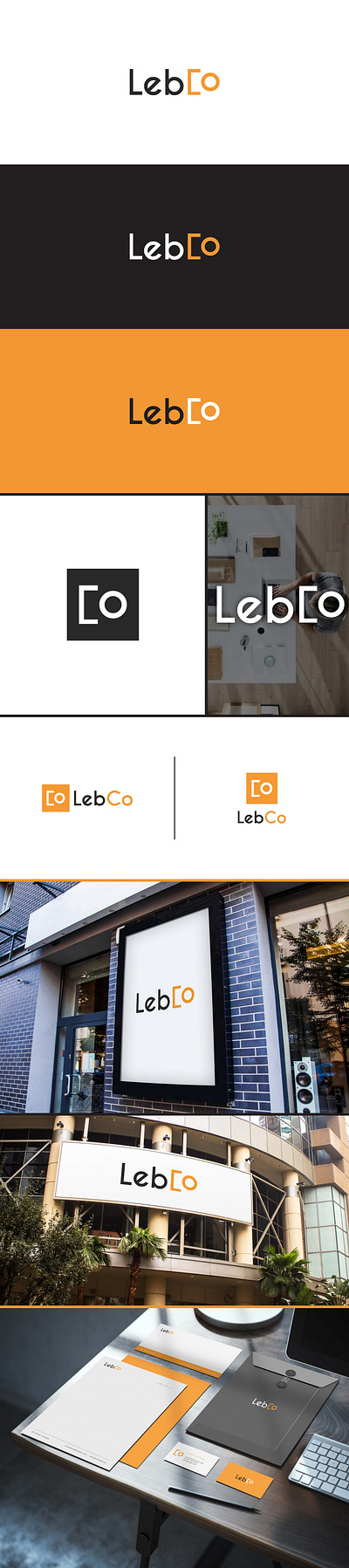 LebCo Co-working Space Logo branding illustration logo