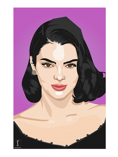 Kendall Jenner adobe illustrator adobe photoshop graphic design illustraion illustration art illustrator vector vector art