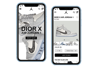 Jordan app design ui