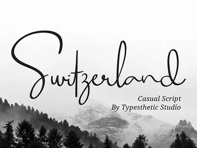 Free Switzerland Script beauty branding business calligraphy casual classy elegant font design handdrawn handwriting handwritten logo modern script signature typography