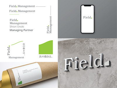 Field Management Identity branding design futurecommanddesignoffice hiroshima identity japan japanese branding logo tokyo typography vector