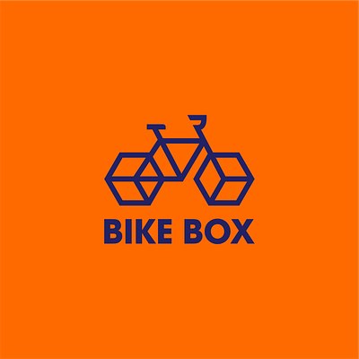 Bike Box bike box branding creative lineart logo logobike simple logo unique vector